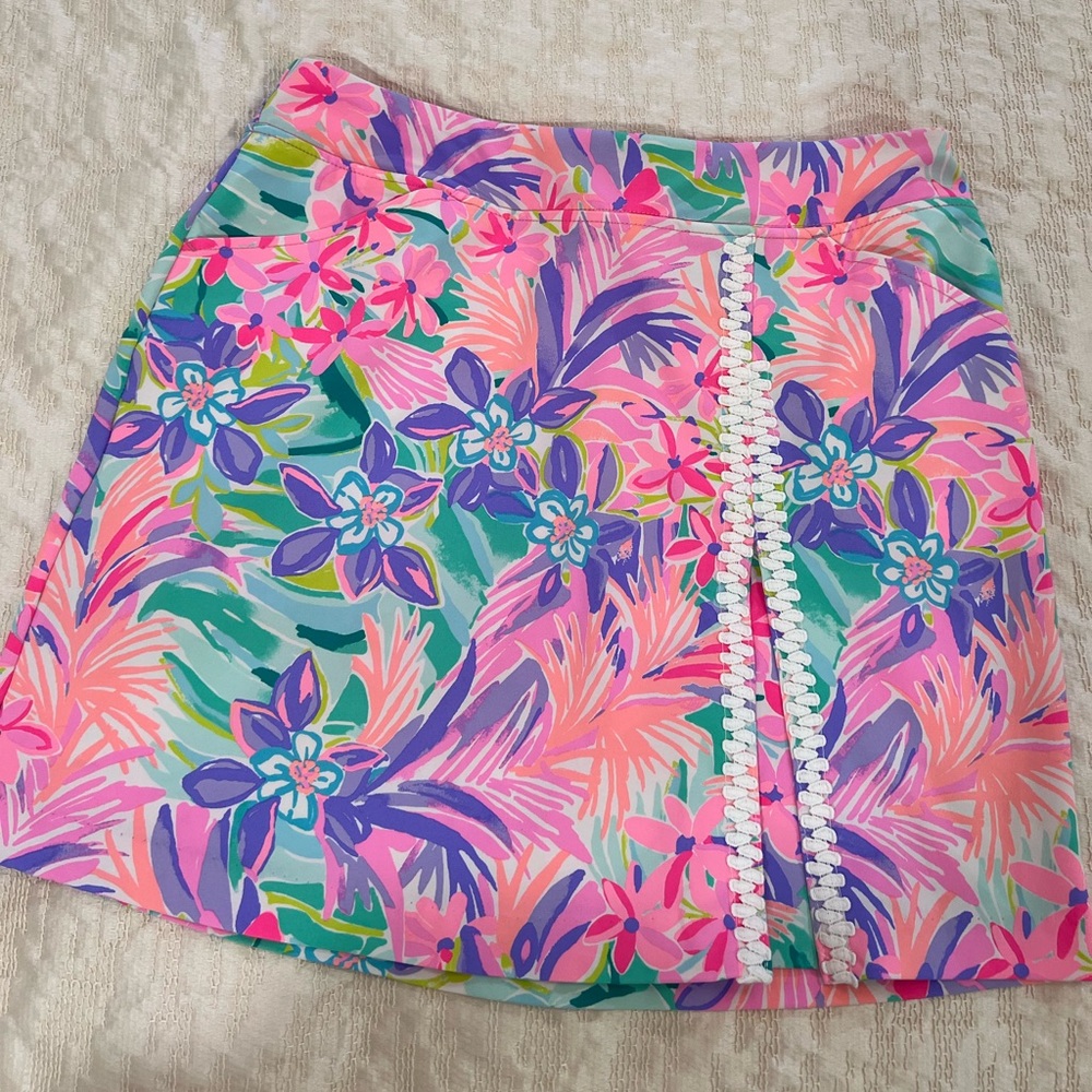 Lilly Pulitzer Pink and Purple Luxletic Skort
